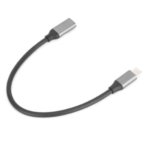 4K HD USB C Forlængerkabel 0,25m Han til Hun 3A 60W PD Support