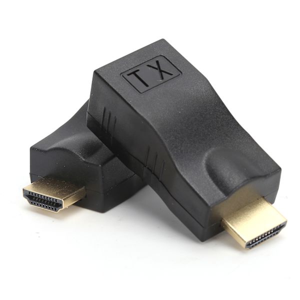 HDMI til RJ45 Ethernet Extender Adapter Cat5e Cat6 Kabel