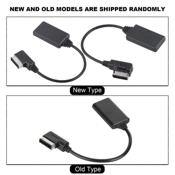 Bluetooth 5.0 AUX musikgrænsefladeadapter lydkabel kompatibel med AMI MMI MDI