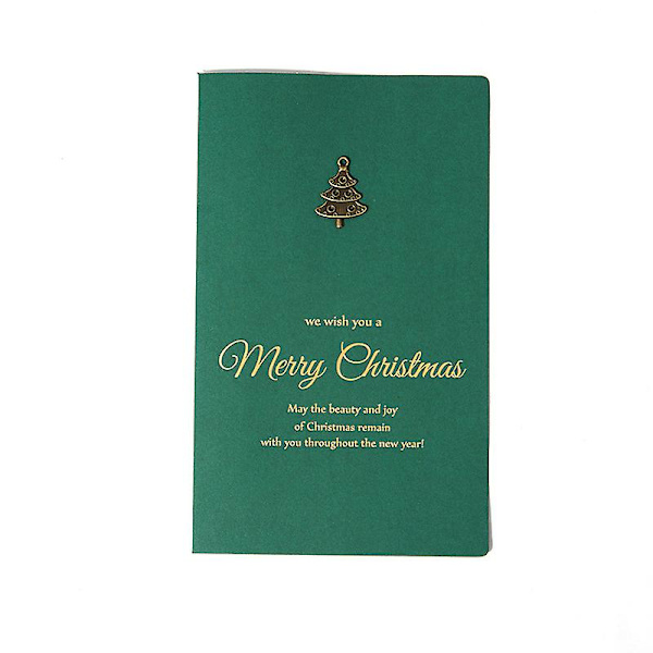 10 st metallpapper bronzing gratulationskort jul B