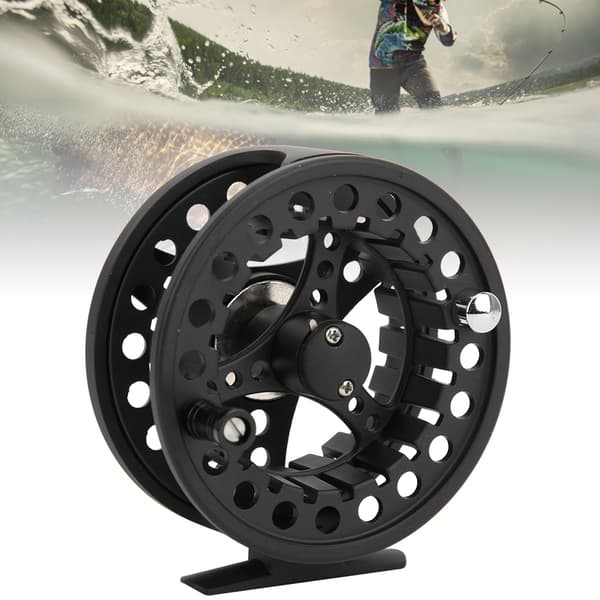 Flugfiskerulle i metall, glappfritt lagersystem, storlek 7/8