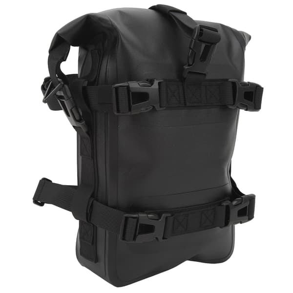 Universal Motorcykel Sidetaske 4L Vandtæt Hurtig Udløsning Sort