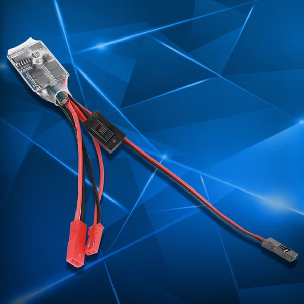 30A Tovejs Børstet ESC til WPL C14 C24 B14 B24 B16 B36 RC Bil Sort