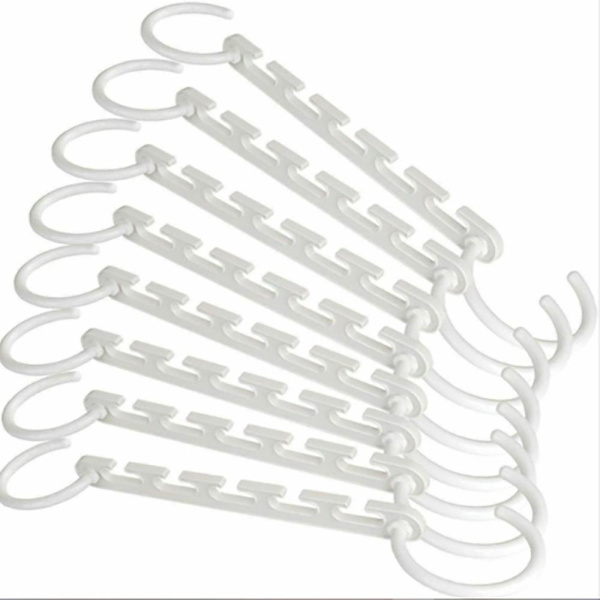 16 stk Solid Organizer Magic Organizer Multifunksjonell oppheng for plassbesparende kleshenger