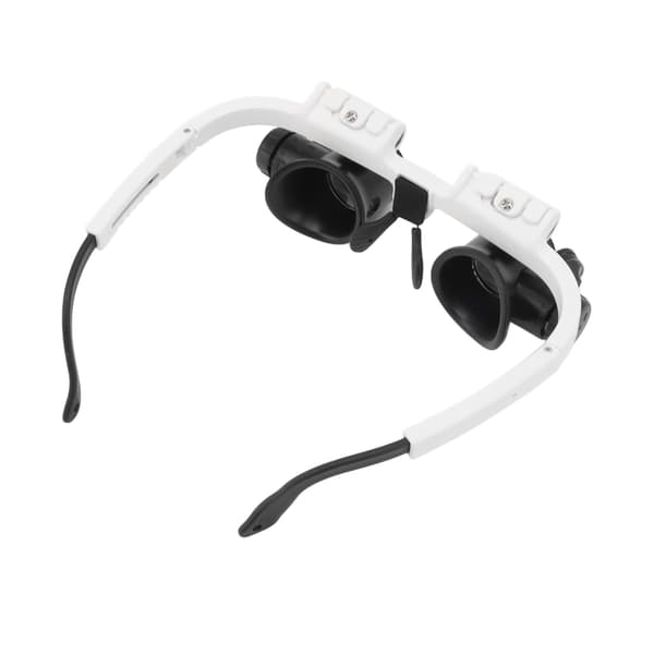 Forstørrelsesglas Hovedmontering 8X 15X 23X Håndfri med 2 LED-lys til reparation af ure