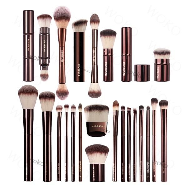 Timglass komplett utbud av sminkborstar sminkverktyg HG concealer No box
