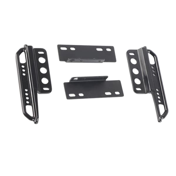 1 sæt RC sidepedal jern slidstærk stærk bæreevne RC sidestyrplade til aksial SCX24 sort