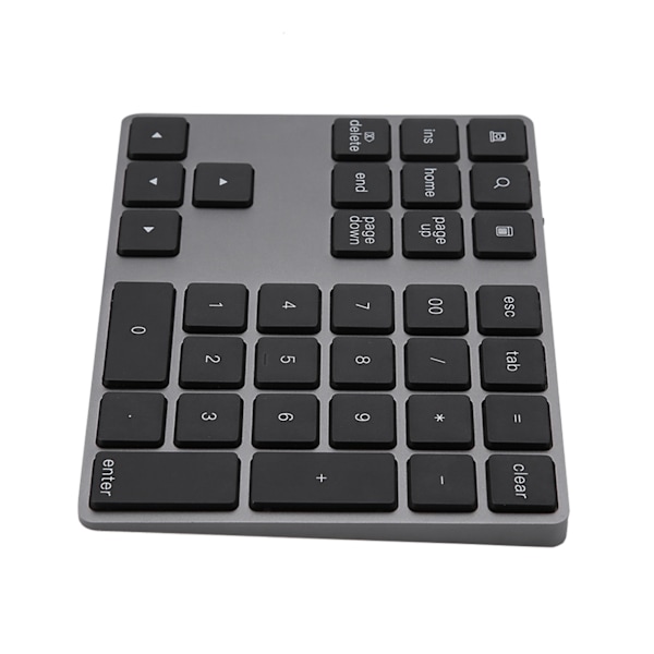Trådløst Bluetooth numerisk tastatur til Apple PC Sort 34 taster