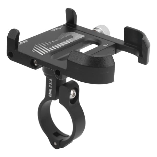 360° Rotation Mobiltelefon Stativ Navigation Holder Montering Styr til Cykel Motorcykel Sort