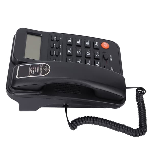 KXT2026CID Kontor Hotel Hjem Fastnettelefon 24 Ringetoner Support Sort