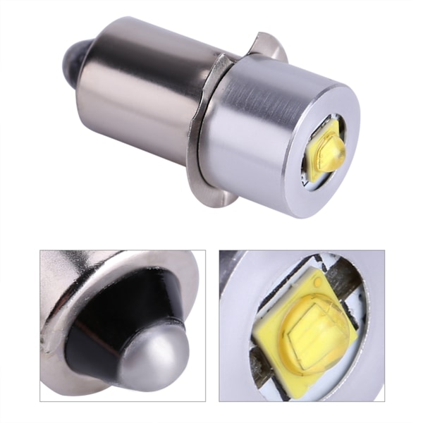 Kirkas 3W 6–24V P13.5S LED-hätätyövalon vaihtolamppu ja taskulamppu
