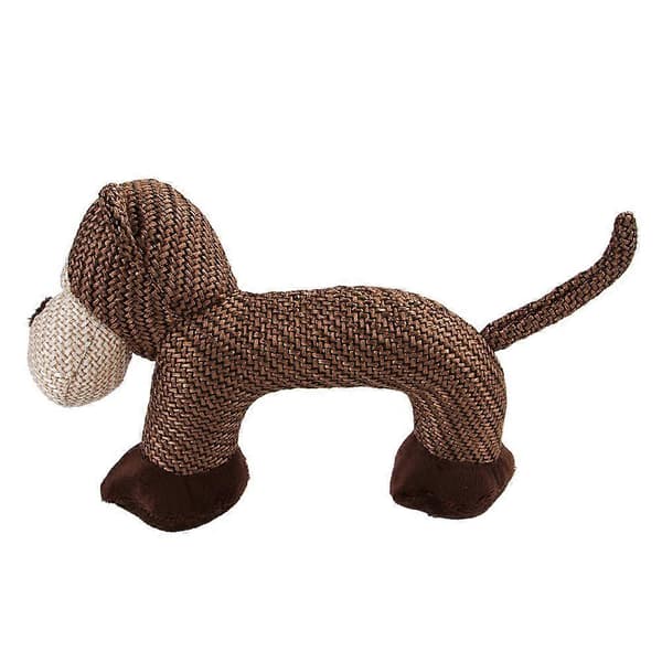 Kæledyrslegetøj, plys-bidelegetøj til kæledyr, tyggelegetøj til hvalpe og mellemstore hunde Monkey