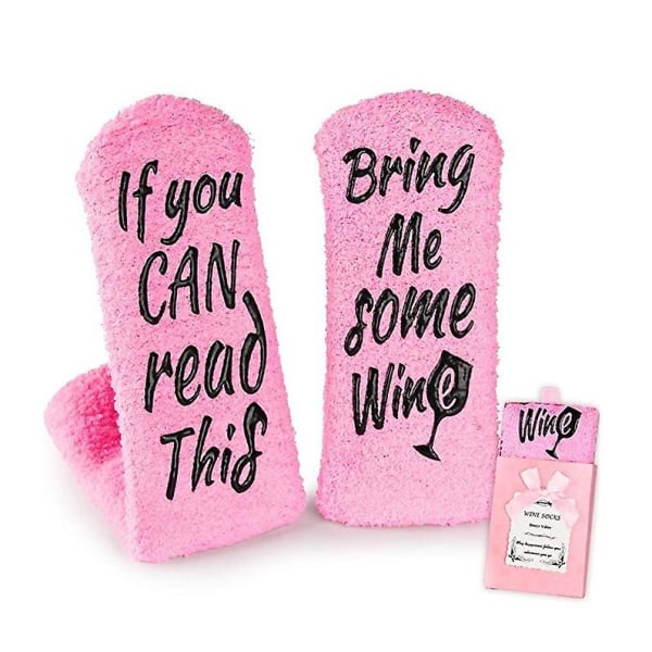 If You Can Read This Bring Me Some Wine - Funny Socks