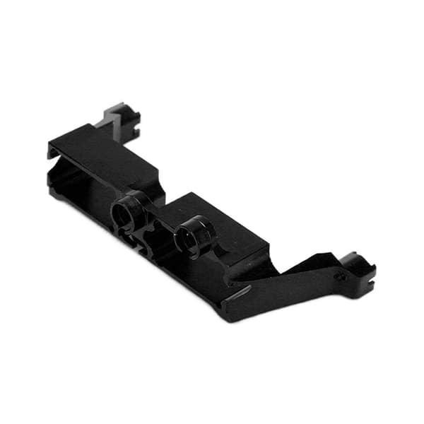 Differentiallåsfæste Aluminiumlegering servofæste til Traxxas TRX4 1/10 RC Bil Sort
