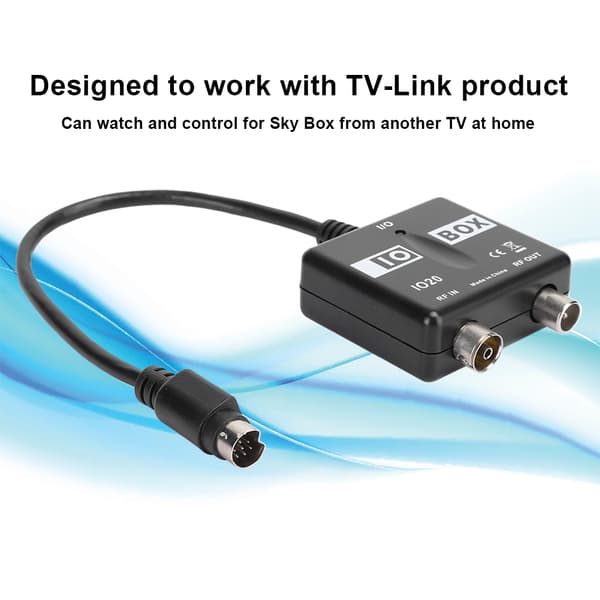 ABS TVLINK IOB66 Videomodulator Dekoder Signalindikator Kabel TV Ledningssett