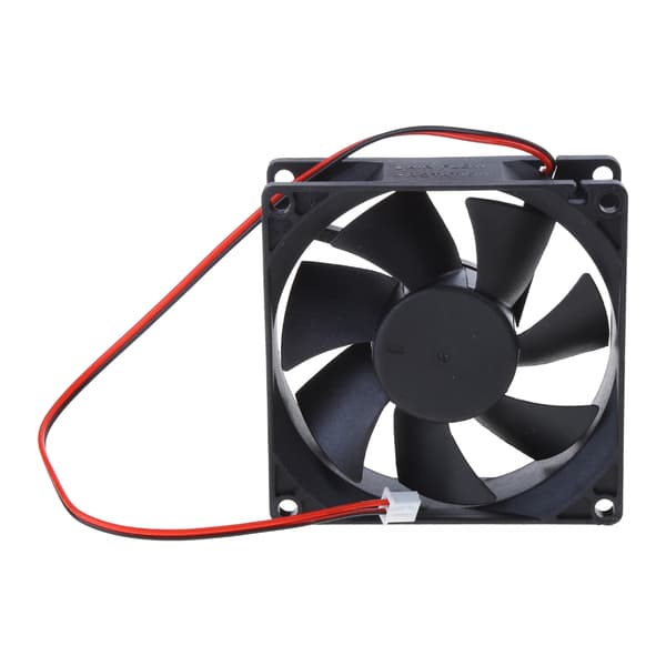 8025 til DC 12V 2-benet køleventilator 80mm lydløs CPU-ventilator til DC børsteløs med 20cm
