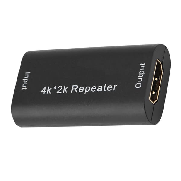 HDMI Repeater Extender 40M Signalforstærker 1080P 3D HDTV Adapter Sort