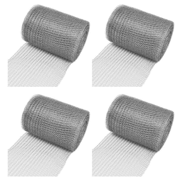 4X Trådnet Rustfrit Stål 12,7 cm x 6 M Trådnet Fint Trådnet Rustfrit Stålnet Tætsiddende Trådnet til