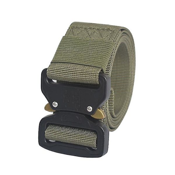Män Combat Army Nylon Spänne Midjebälte Army Green