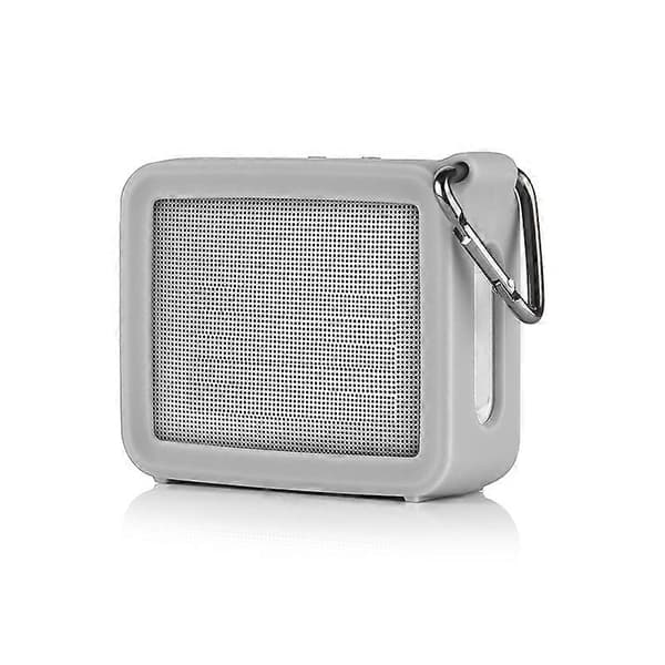 2 stk silikonbeskyttelsesdeksel for Jbl Go2 Generation bærbar Bluetooth-lyd anti-fall-deksel grey