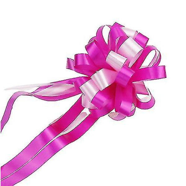 10 julbandsinslagna presentdekorationer Rose Red
