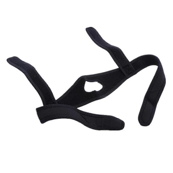 Justerbar anti-snorke hakestropp for bedre søvn Black