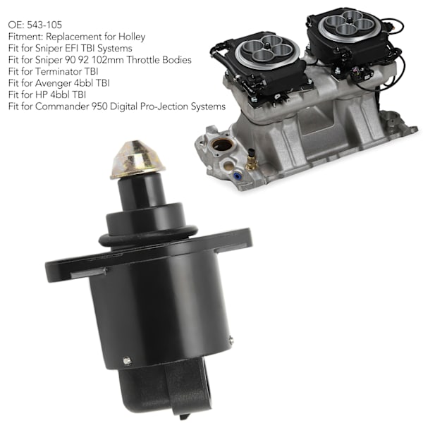 Holley Sniper EFI TBI Tomgangsluftkontroll Motor Erstatning