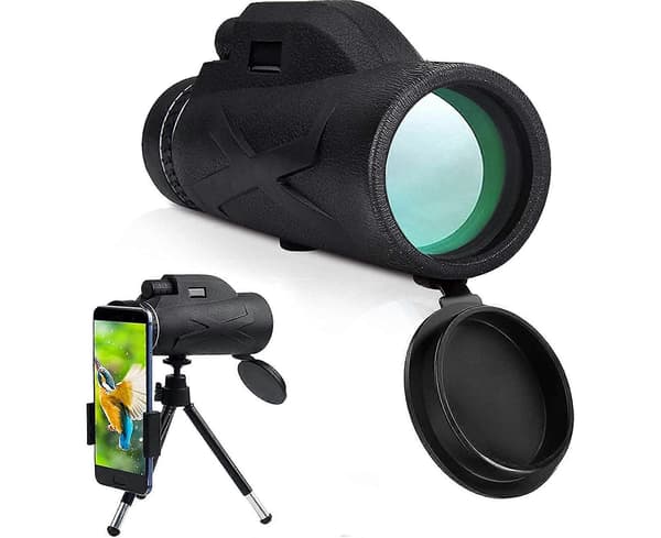 Monokulärt Starscope-teleskop, 80x100 högpresterande prismateleskop