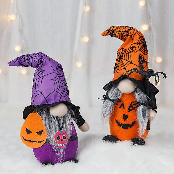 Halloween Layout Rekvisita Dekoration Spider Skull Ansiktslös Gammal