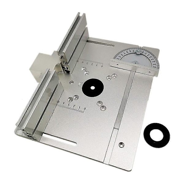 【DENGTU】Router Table Insert Plate for Woodworking Benches Table Saw with Miter Gauge 3