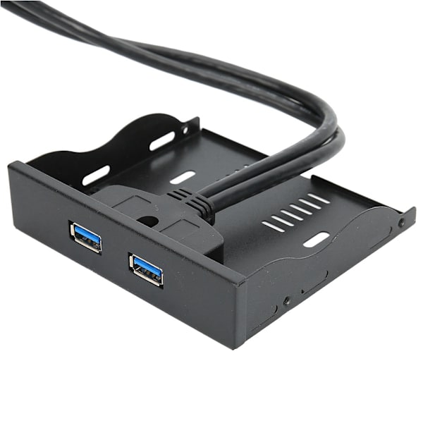 USB 3.0 Floppy Bay Frontpanel 19 Pin til 2 Port USB 3.0 Interface Hub