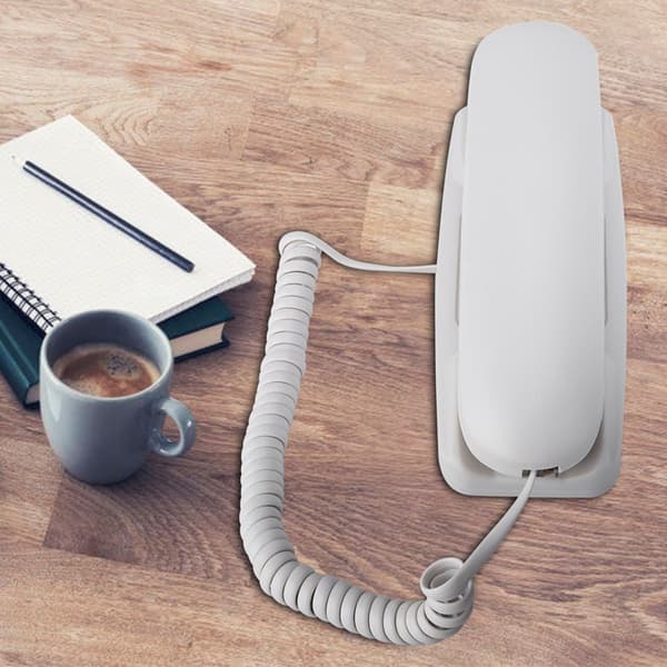 Vægmontering til fastnettelefon, hotel- og hjemmebrug