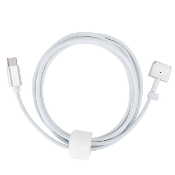 USB C Hurtigladerkabel Type C til T-formet Adapter for Laptoper Hvit