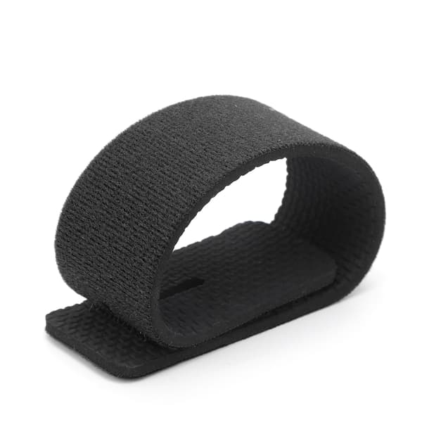 10 stk. Fiskegreb Bærerem Neopren Sling Elastisk Justerbar Tackle Holder Sort