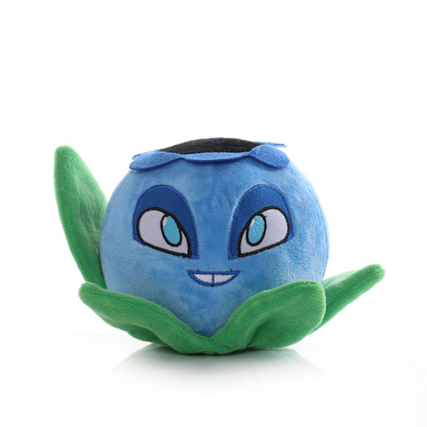 Plants vs Zombies Sunflower Pea Plyschleksaksdocka blueberry About 15-20 cm