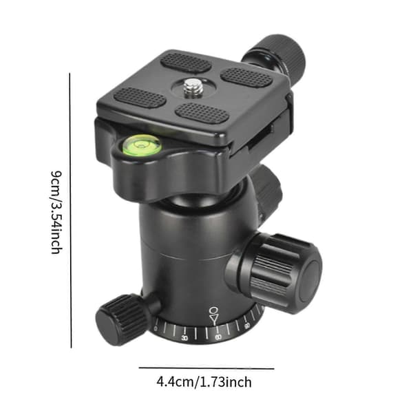 [DT]Universal stativkuglehoved med quick release-plade til SLR DSLR-kamera alsidig