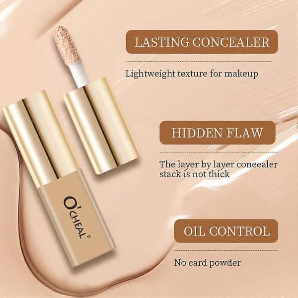 Mini Concealer flytende foundation høy dekkevne flytende concealer korrigerer
