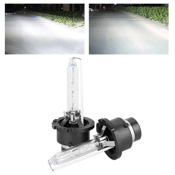 2 stk D4S 6000K 35W Xenon HID Hodelykt Pære Lys Lampe Erstatning Høy Lysstyrke