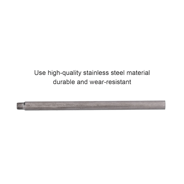 20cm Rustfritt Stål G1/8 Rørkobling Sveiseforlengelsesstang Koblingsadapter