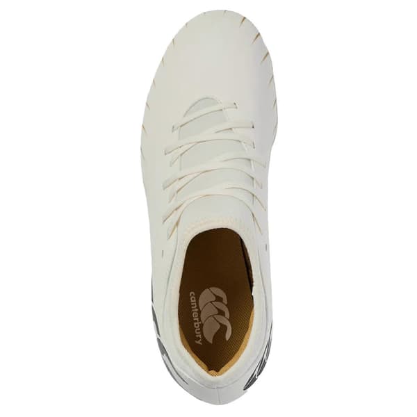 Lasten/nuorten Speed Falcon -jalkapallokengät (kiinteä alusta) White 2 UK