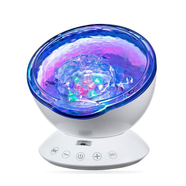 Ocean Wave-projektor, 12 LED fjernkontroll nattlystimer 7