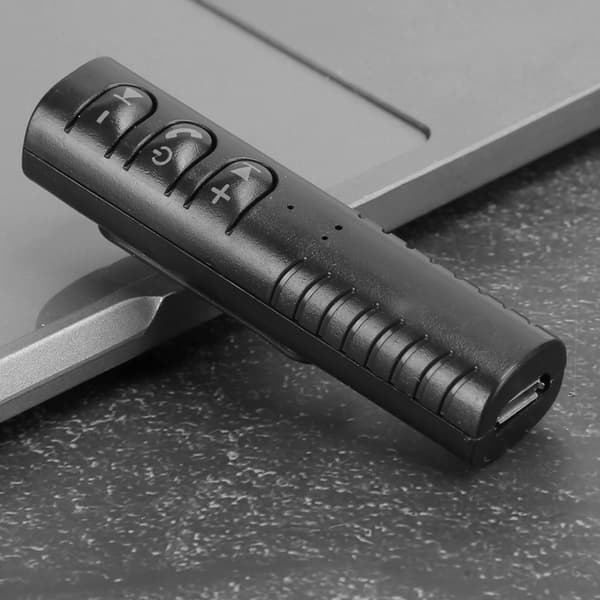 3,5 mm AUX Bluetooth 5.0 trådløs lydmottaker for høyttaler, plug and play