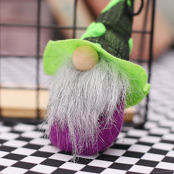 Nya Halloween-dekorationer Ansiktslösa docka Top Hat Gnome Doll
