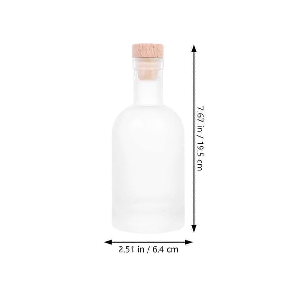 Fruktglassflasker for oppbevaring 2 stk DIY isdrikkeflasker