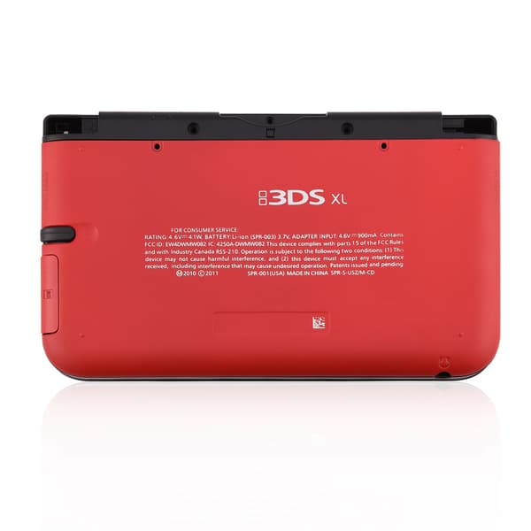Nintendo 3DS XL Rød Fullt Deksel Erstatningssett
