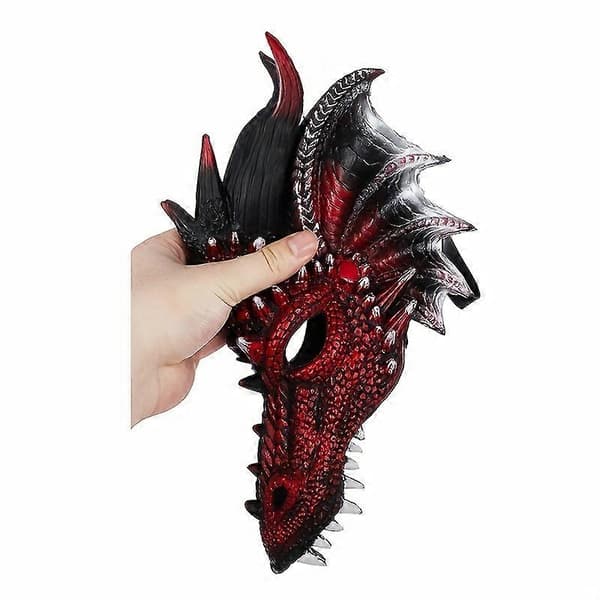 Party Masquerade Cosplay Dragon Mask Halloween Easter Performance Props Mask PU Material Mask