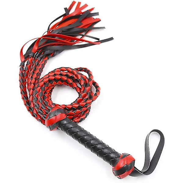 Faux Leather Whip - Sele Handtag Piska Teaching Training Tool