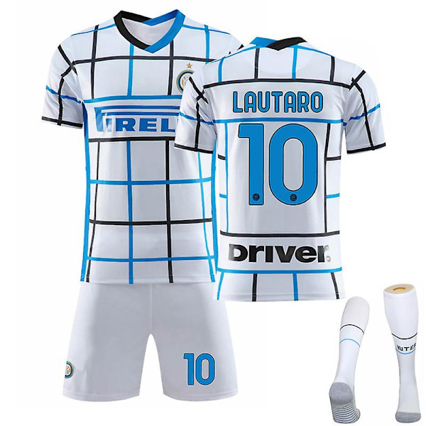 Jalkapallopaita lapsille Jalkapallopaita Home Away -treenipaita 21.22 20 21 Away Kit Lautaro 10 L