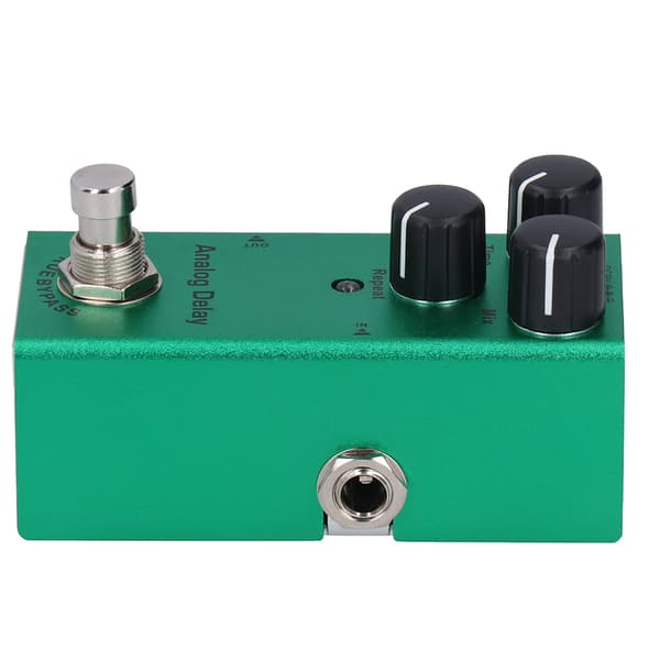 Mini True Bypass Analog Delay Gitarr Effekt Pedal Portabel Aluminiumlegering DC 9V JDF-10