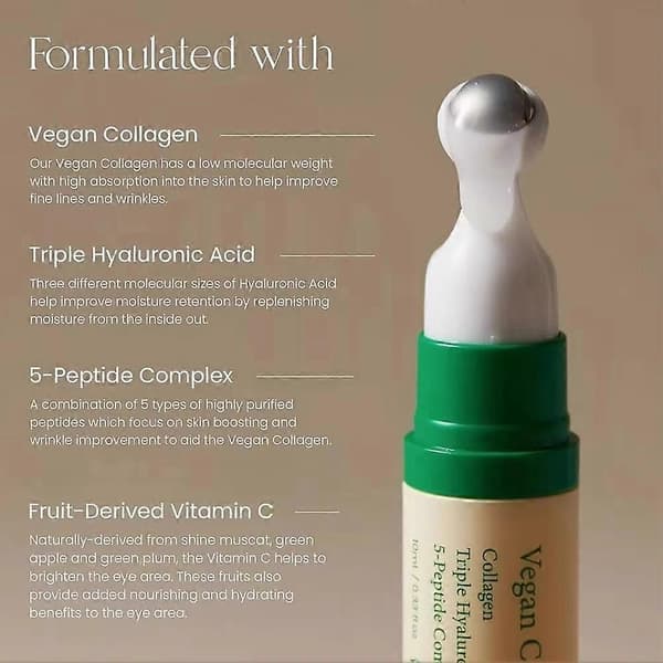 Högkvalitativt AXIS-Y Vegan Collagen Eye Serum, påsar, mörka ringar 10ml[dt] 1pc